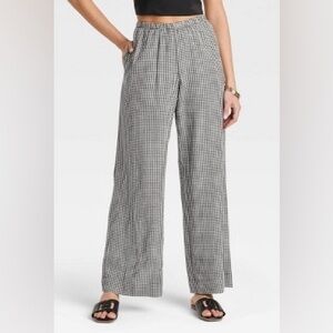 Wide Leg Linen Pants